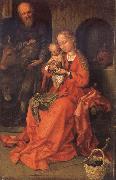 Martin Schongauer Holy Family oil painting
